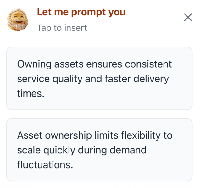 AI scaffolding interface 1